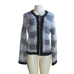 Vintage New w Tags, Madison Gray/Black Alpaca/Mohair Jacket Size M